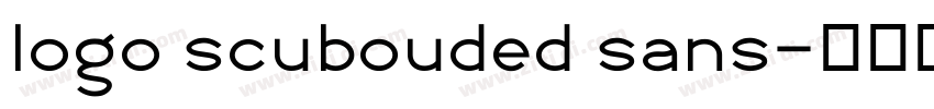 logo scubouded sans字体转换